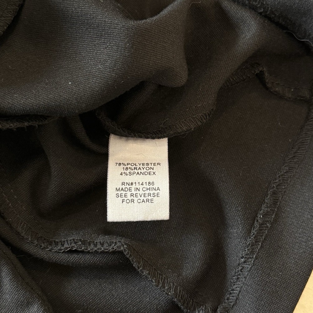 Black Blazer Women's M Soft-Shoulder  One-Button Casual Minimalist Capsule Basic - Picture 8 of 11